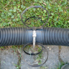 Flexi PP vložka DN 80mm opatřená distančními kroužky. Flexi PP vložka DN 80mm opatřená distančními kroužky.